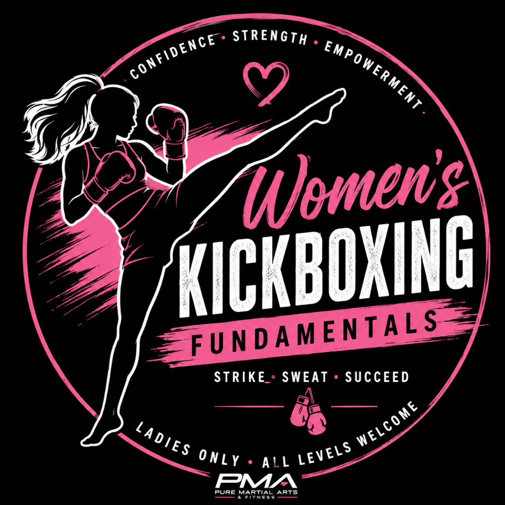 womens kick boxinf class Pure Martial Arts and Fitness - BJJF worlds in Las Vegas - Leah Tremain won Gold in 2016